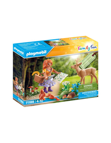 Playmobil - Set Cadou Femeie Cautatoare De Plante,71188