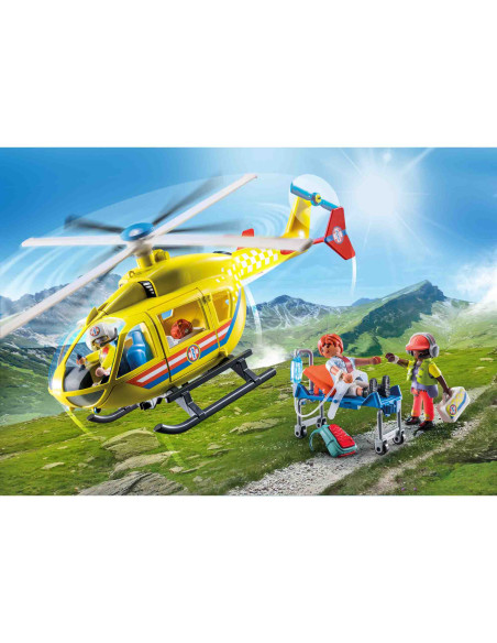 Playmobil - Elicopter Galben De Salvare,71203
