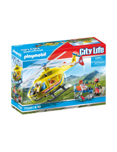 Playmobil - Elicopter Galben De Salvare,71203 2
