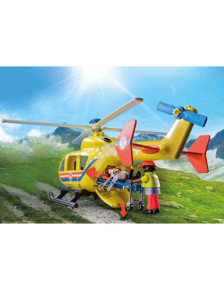 Playmobil - Elicopter Galben De Salvare,71203