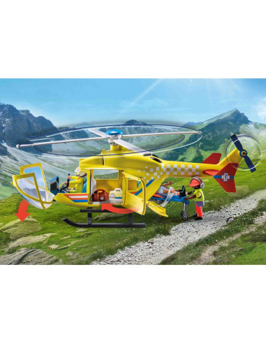 Playmobil - Elicopter Galben De Salvare,71203