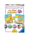 Puzzle Animale Muncitoare, 9X2 Piese,RVSPC03074