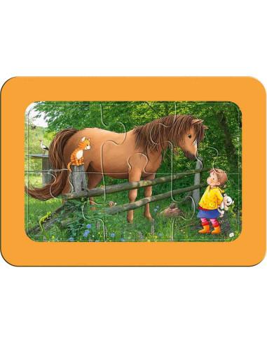 Puzzle Animale De La Ferma, 3X6 Piese,RVSPC05679