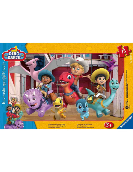 Puzzle Tip Rama Dino Ranch, 15 Piese,RVSPC05587
