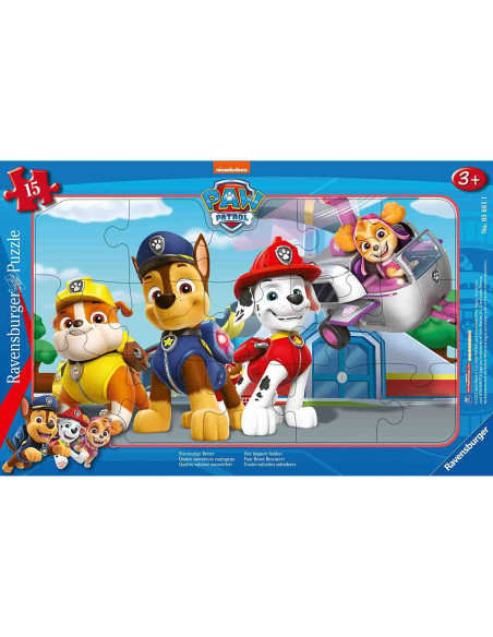 Puzzle Tip Rama Patrula Catelusilor, 15 Piese,RVSPC05681