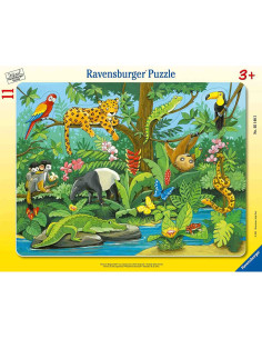 Puzzle Tip Rama Animale In Jungla, 11 Piese,RVSPC05140