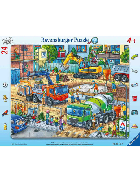 Puzzle Tip Rama Santier De Constructii, 24 Piese,RVSPC05142