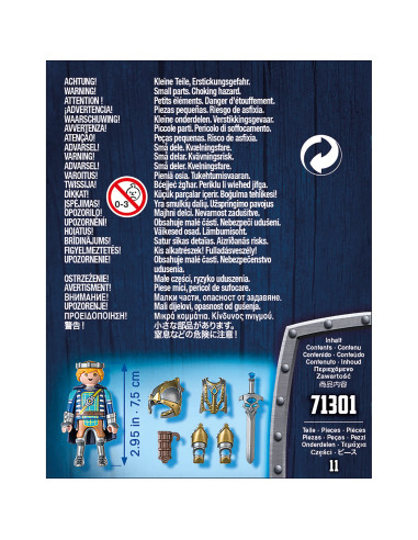 Playmobil - Cavalerul Arwynn Cu Sabie,71301
