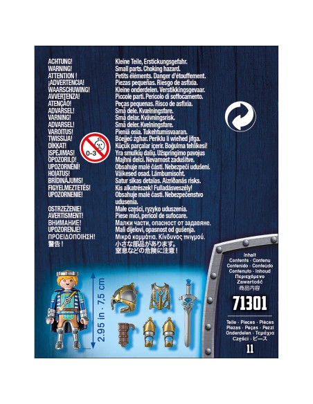 Playmobil - Cavalerul Arwynn Cu Sabie,71301