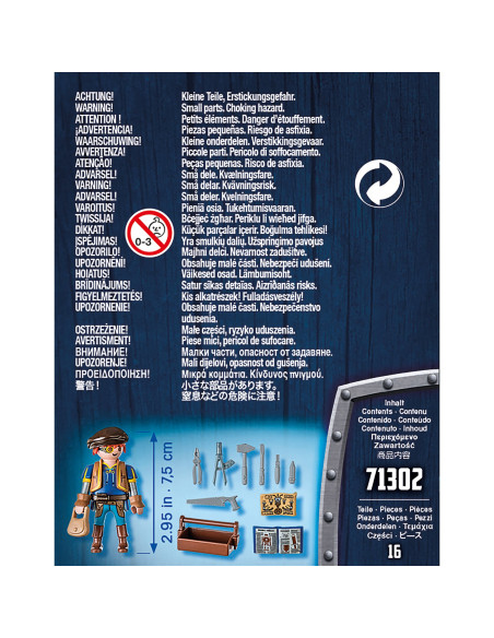 Playmobil - Cavalerul Dario Cu Unelte,71302