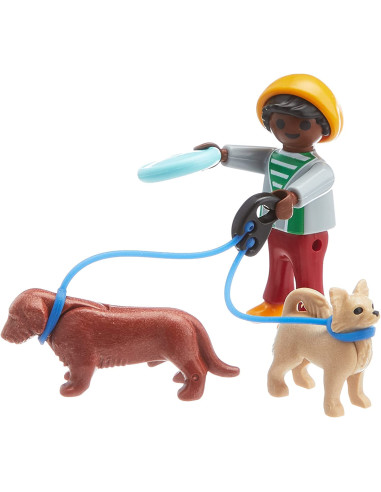 Playmobil - Set Portabil Copii Cu Catelusi,70530