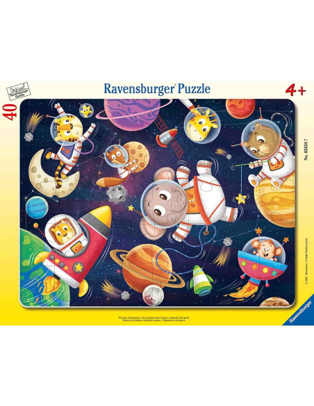 Puzzle Tip Rama Animalute In Spatiu, 40 Piese,RVSPC05634