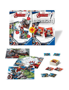 Puzzle + Joc Memory Avengers, 25/36/49 Piese,RVSPC20674 2