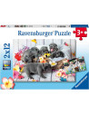 Puzzle Catelusi, 2X12 Piese,RVSPC05636