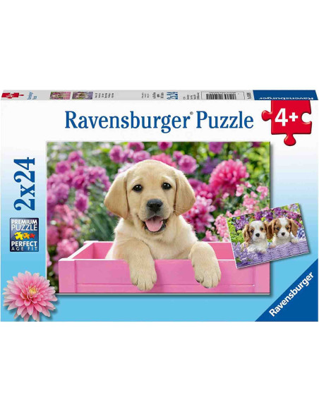 Puzzle Catelusi, 2X24 Piese,RVSPC05029