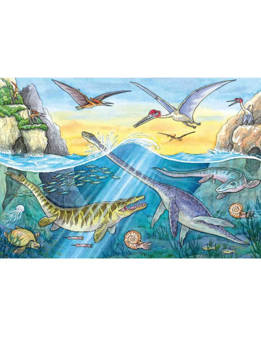 Puzzle Dinozauri, 2X24 Piese,RVSPC05128