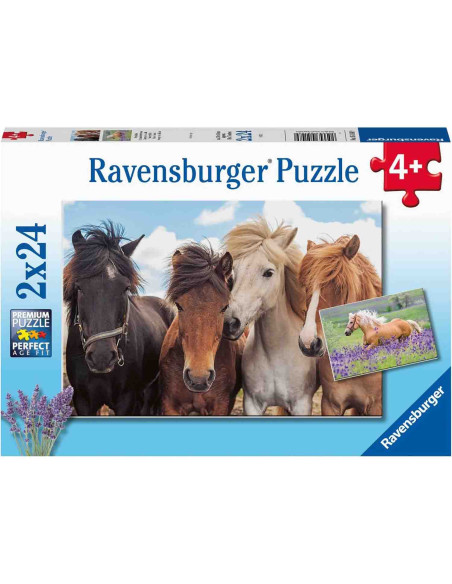 Puzzle Cai, 2X24 Piese,RVSPC05148