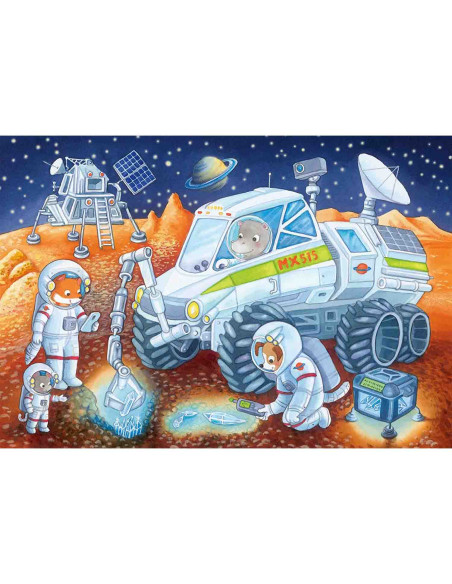 Puzzle Animale In Spatiu, 2X24 Piese,RVSPC05665