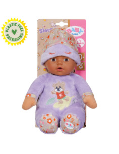 BABY born - Bebelus negru cu hainute violet 30 cm,ZF833438 2
