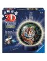 Puzzle 3D Luminos Tigru, 72 Piese,RVS3D11248