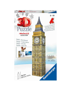 Puzzle 3D Mini Big Ben, 54 Piese,RVS3D11246 2