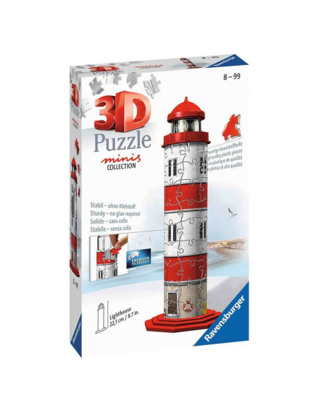 Puzzle 3D Mini Lighthouse, 54 Piese,RVS3D11273