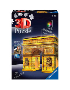 Puzzle 3D Led Arc De Triumf, 216 Piese,RVS3D12522 2