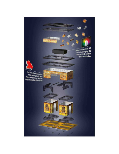 Puzzle 3D Led Arc De Triumf, 216 Piese,RVS3D12522