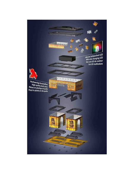 Puzzle 3D Led Arc De Triumf, 216 Piese,RVS3D12522