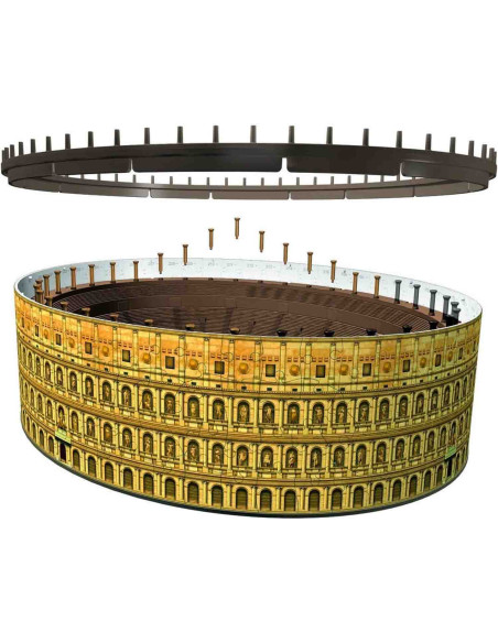 Puzzle 3D Led Colosseum, 216 Piese,RVS3D11148