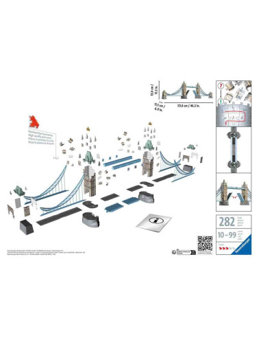 Puzzle 3D Tower Bridge, 216 Piese,RVS3D12559