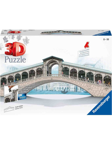 Puzzle 3D Podul Rialto, 216 Piese,RVS3D12518