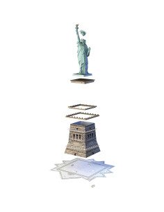 Puzzle 3D Statuia Libertatii 108 Piese,RVS3D12584 2