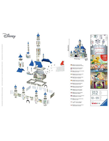 Puzzle 3D Castelul Disney, 216 Piese,RVS3D12587