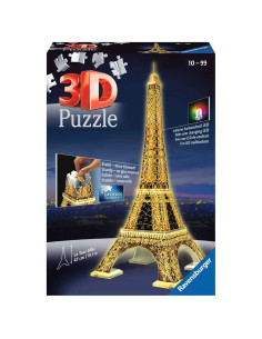 Puzzle 3D Turnul Eiffel Noaptea, 216 Piese,RVS3D12579 2