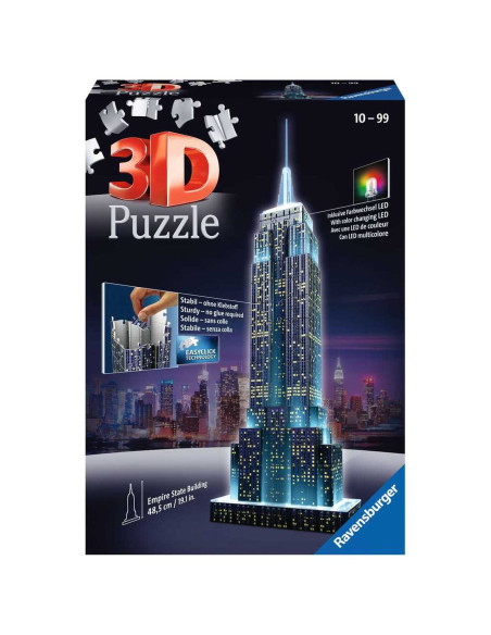 Puzzle 3D Empire State Building - Lumineaza Noaptea, 216