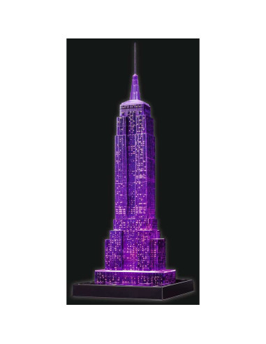 Puzzle 3D Empire State Building - Lumineaza Noaptea, 216