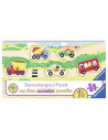 Primul Meu Puzzle Din Lemn Cu Vehicule, 5 Piese,RVSPC03236