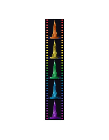Puzzle 3D Cladirea Chrysler, Editie Luminoasa, 216