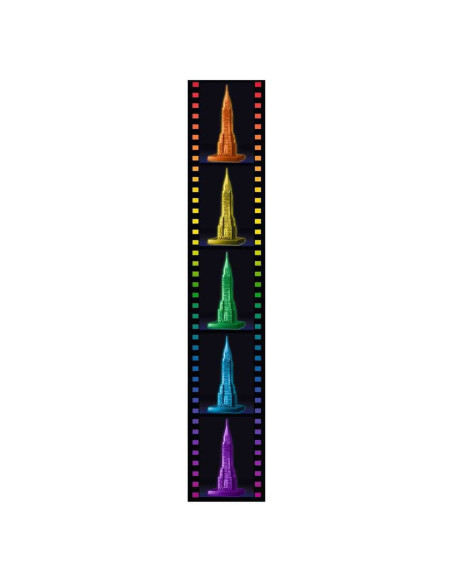Puzzle 3D Cladirea Chrysler, Editie Luminoasa, 216