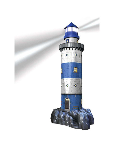 Puzzle 3D Farul Noaptea, 216 Piese,RVS3D12577