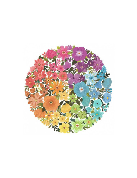 Puzzle Cerc Flori, 500 Piese,RVSPA17167