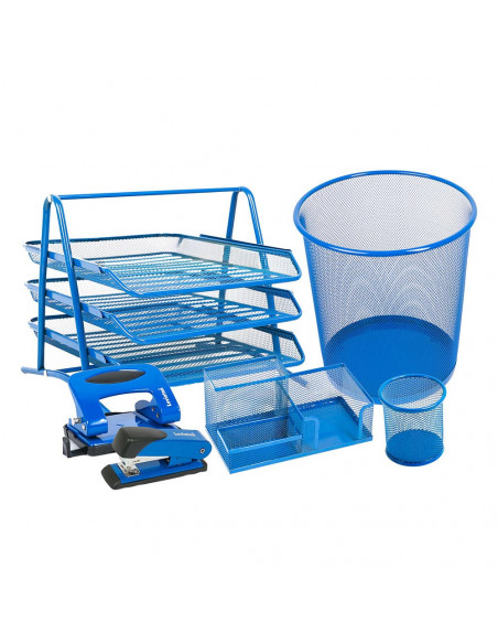 Set Birou - Suport instrumente de scris, Capsator, Perforator Set Birou - Suport instrumente de scris, Capsator, Perforator
