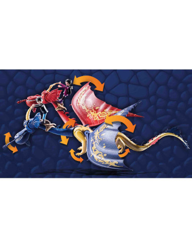 Playmobil - Dragons: Wu & Wei & Jun,71080