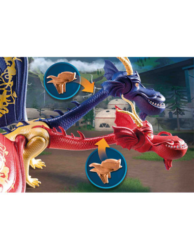 Playmobil - Dragons: Wu & Wei & Jun,71080