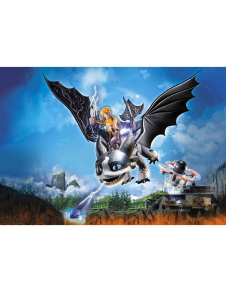 Playmobil - Dragons: Thunder & Tom,71081 Playmobil - Dragons: Thunder & Tom,71081