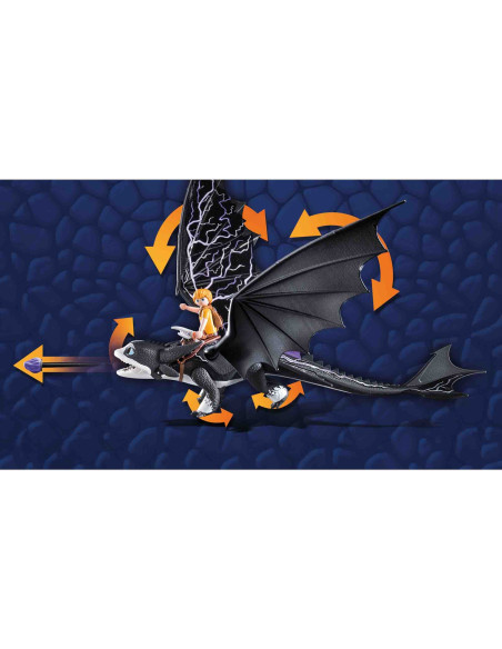 Playmobil - Dragons: Thunder & Tom,71081 Playmobil - Dragons: Thunder & Tom,71081