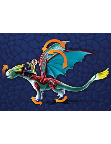 Playmobil - Dragons: Feathers & Alex,71083