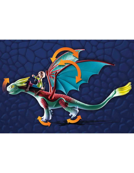 Playmobil - Dragons: Feathers & Alex,71083