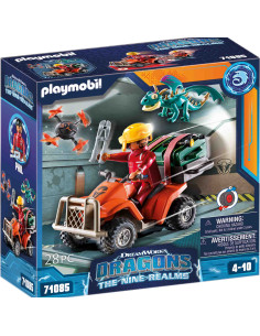 Playmobil - Dragons: Vehiculul Lui Icaris Si Phil,71085 2